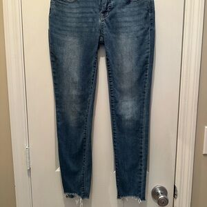 Lucky Brand Blue Distressed Ankle Jeans
